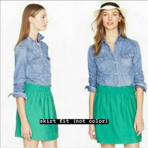 JCrew Cinched Sidewalk Skirt